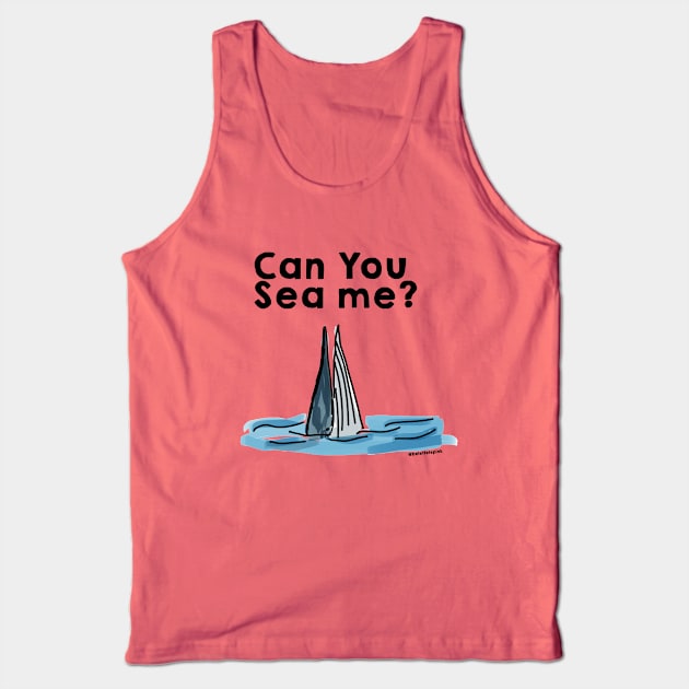 Can you sea the whale? Tank Top by belettelepink